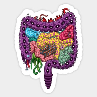 Eldritch Intestines Sticker